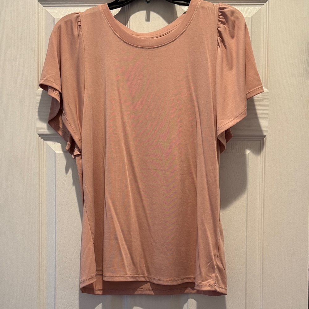 Maurices Peach Short Sleeve Tee